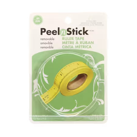 Peel-n-Stick Ruler Tape 1/2"x10 yds