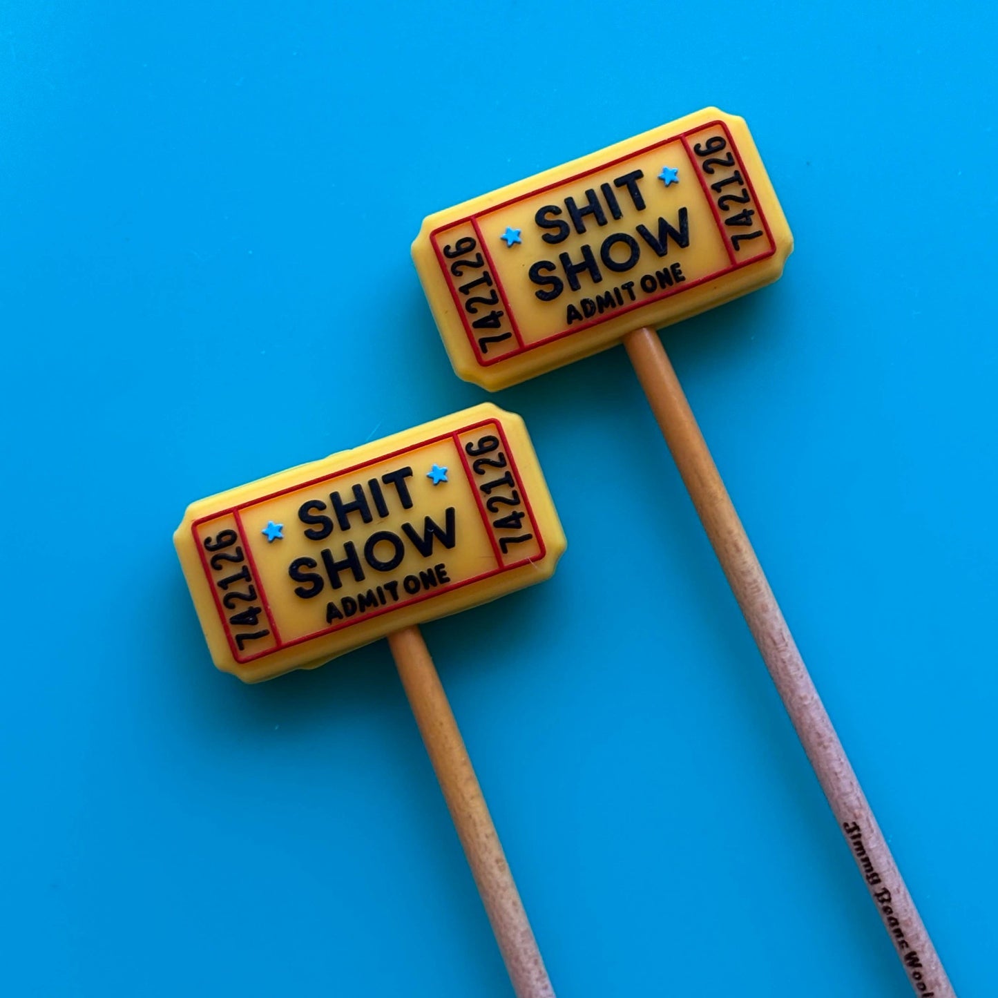 Knitting Needle Point Protectors - Ticket to the Shit Show