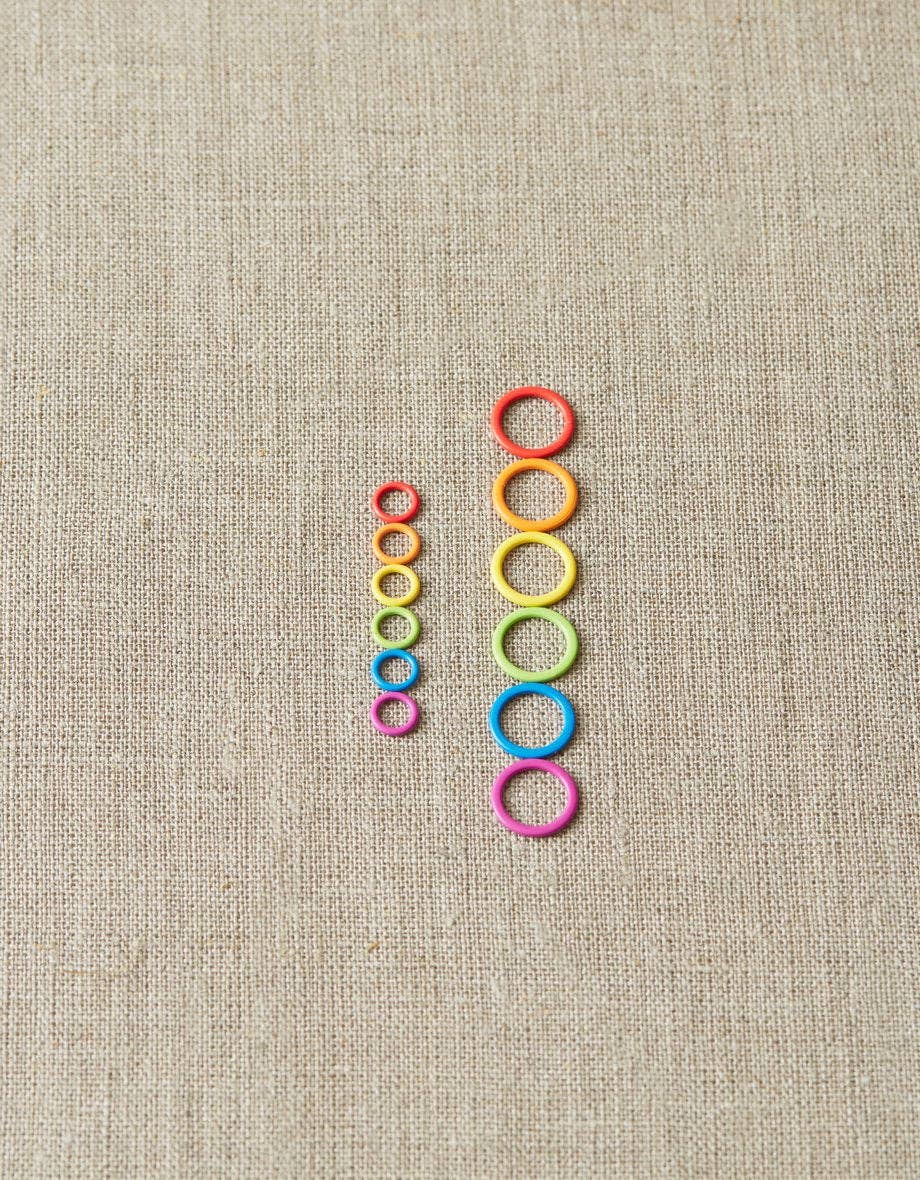 Cocoknits Colorful Ring Stitch Markers - Small
