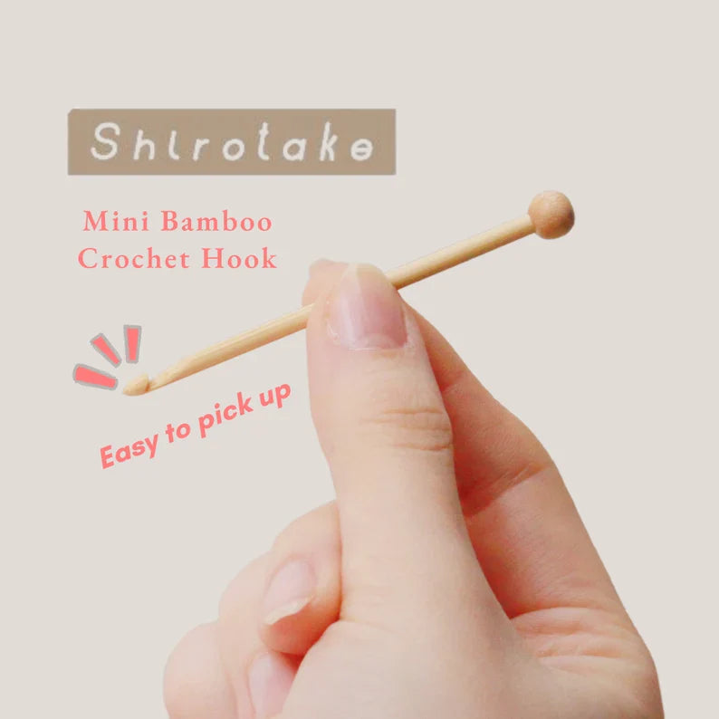 Shirotake Mini Bamboo Crochet Hook