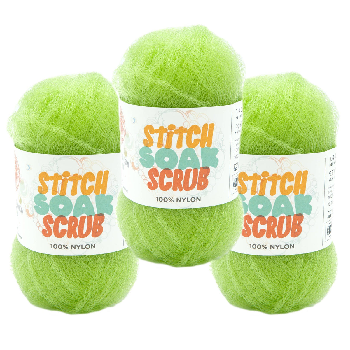 Lion Brand Yarn Stitch Soak Scrub 3 Pack