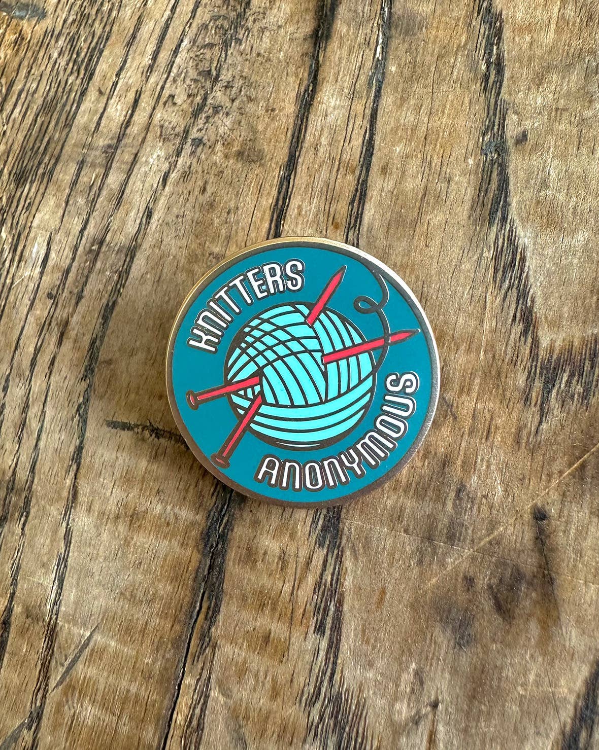 Hard Enamel Knitting Pins
