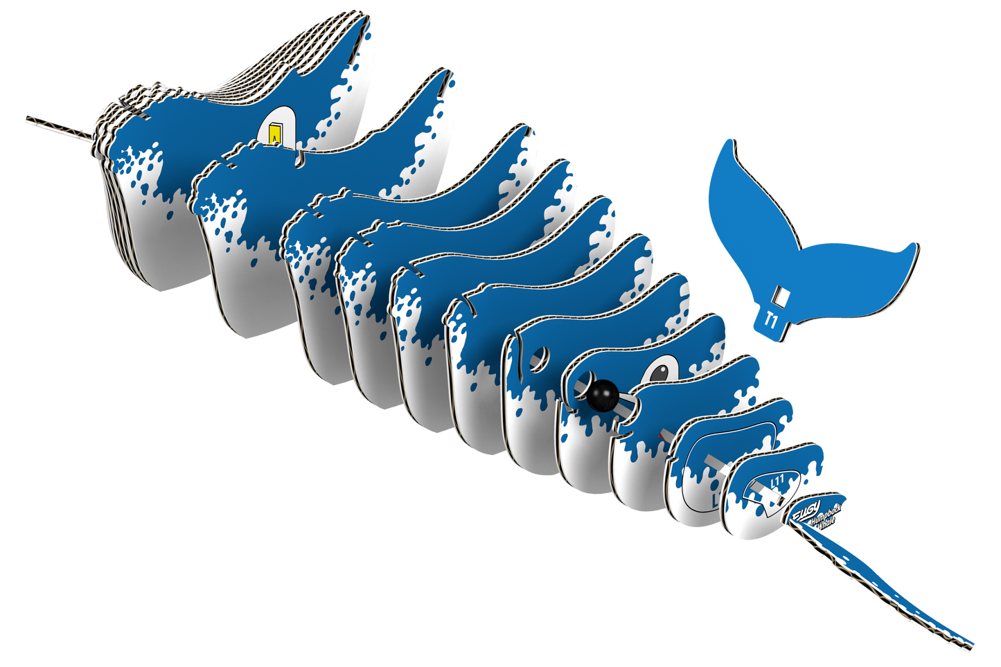 EUGY Humpback Whale 3D Puzzle