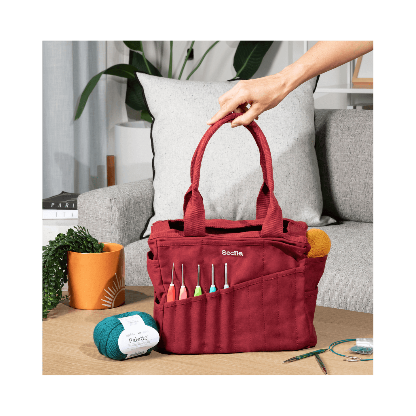 Soolla Studio Bag, Cinnamon, Pottery Tool Bag