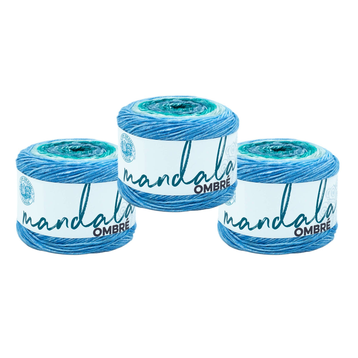 Lion Brand Yarn Mandala Ombre 3 Pack