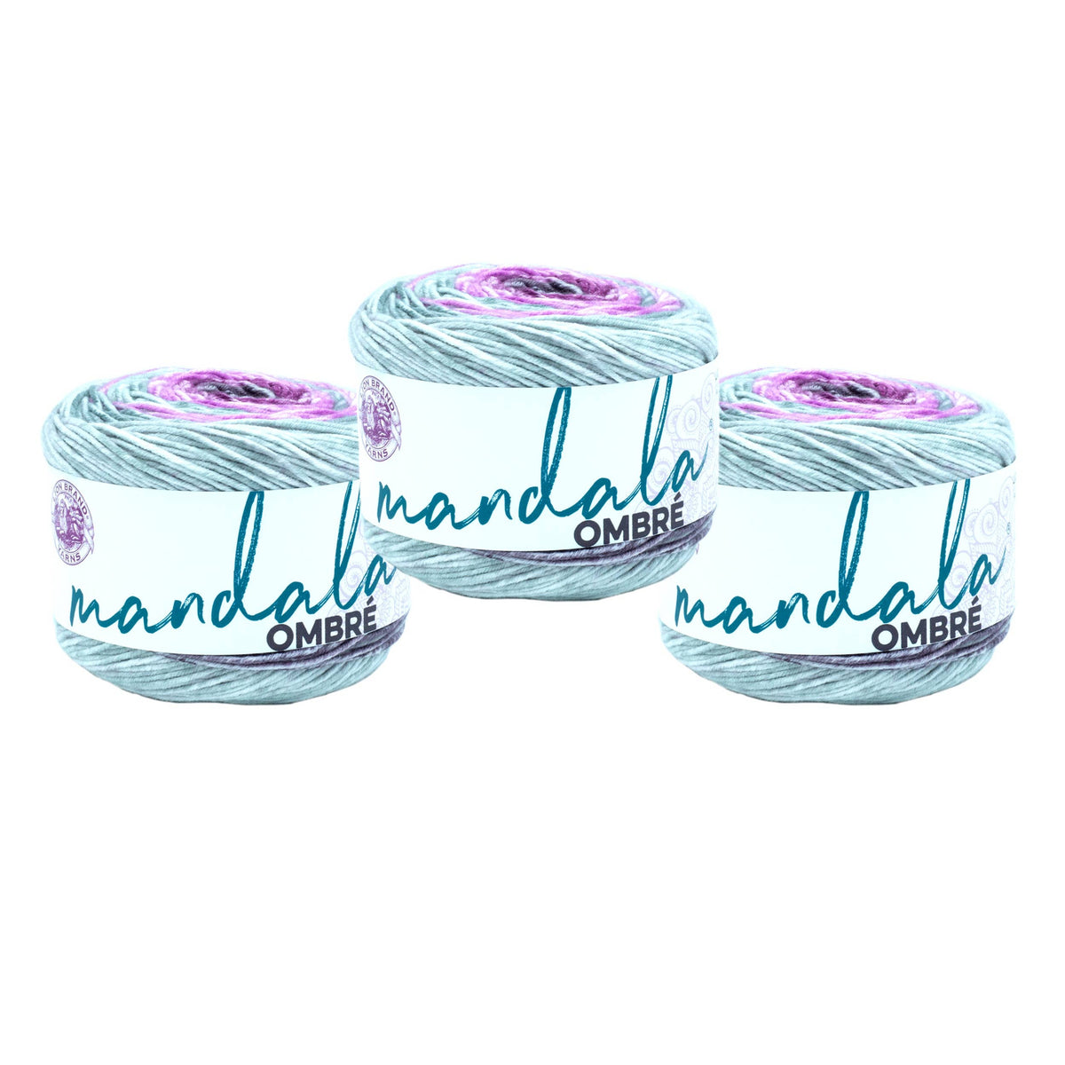 Lion Brand Yarn Mandala Ombre 3 Pack