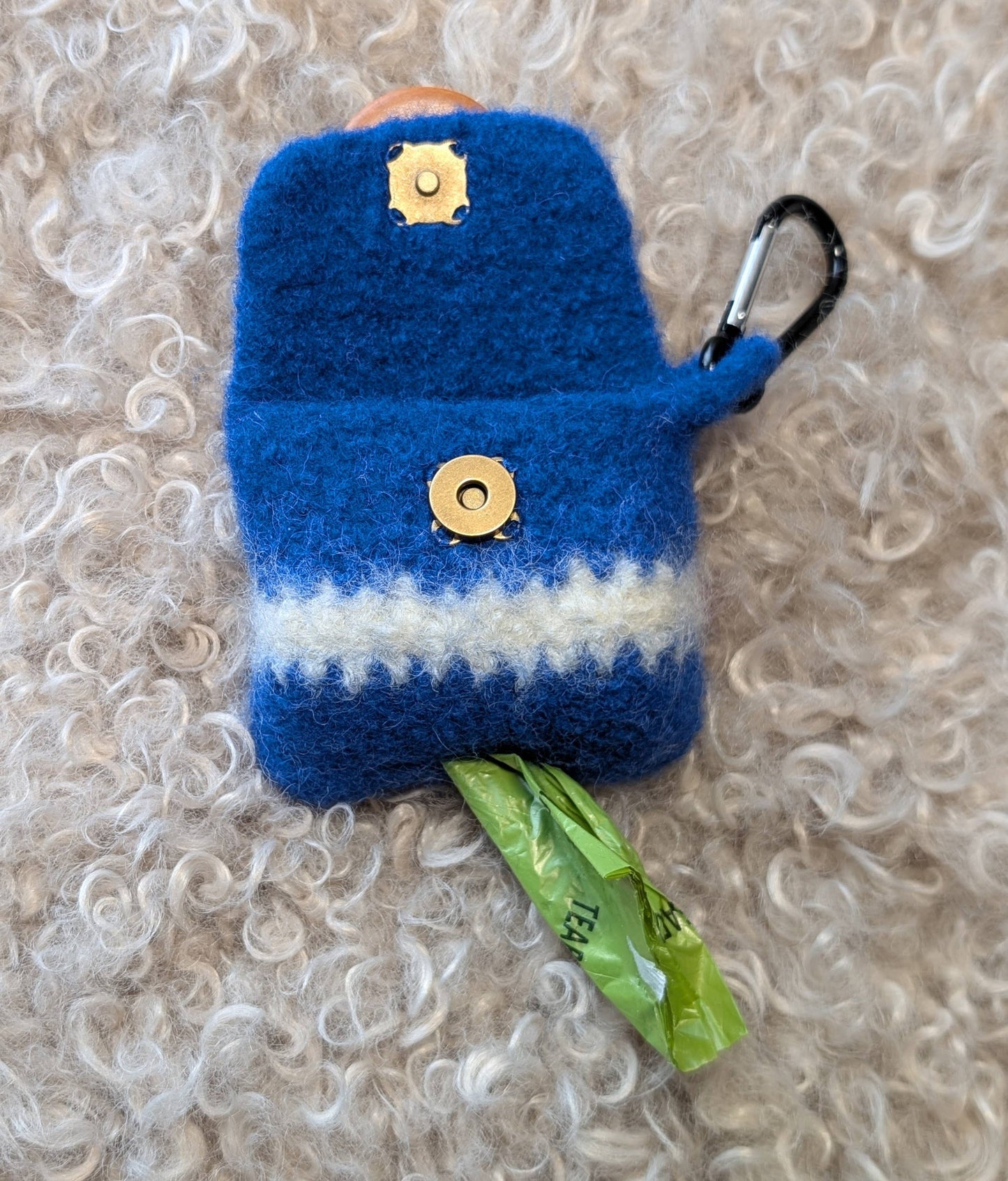 Colorado Flag Felted Dog Walking Bag