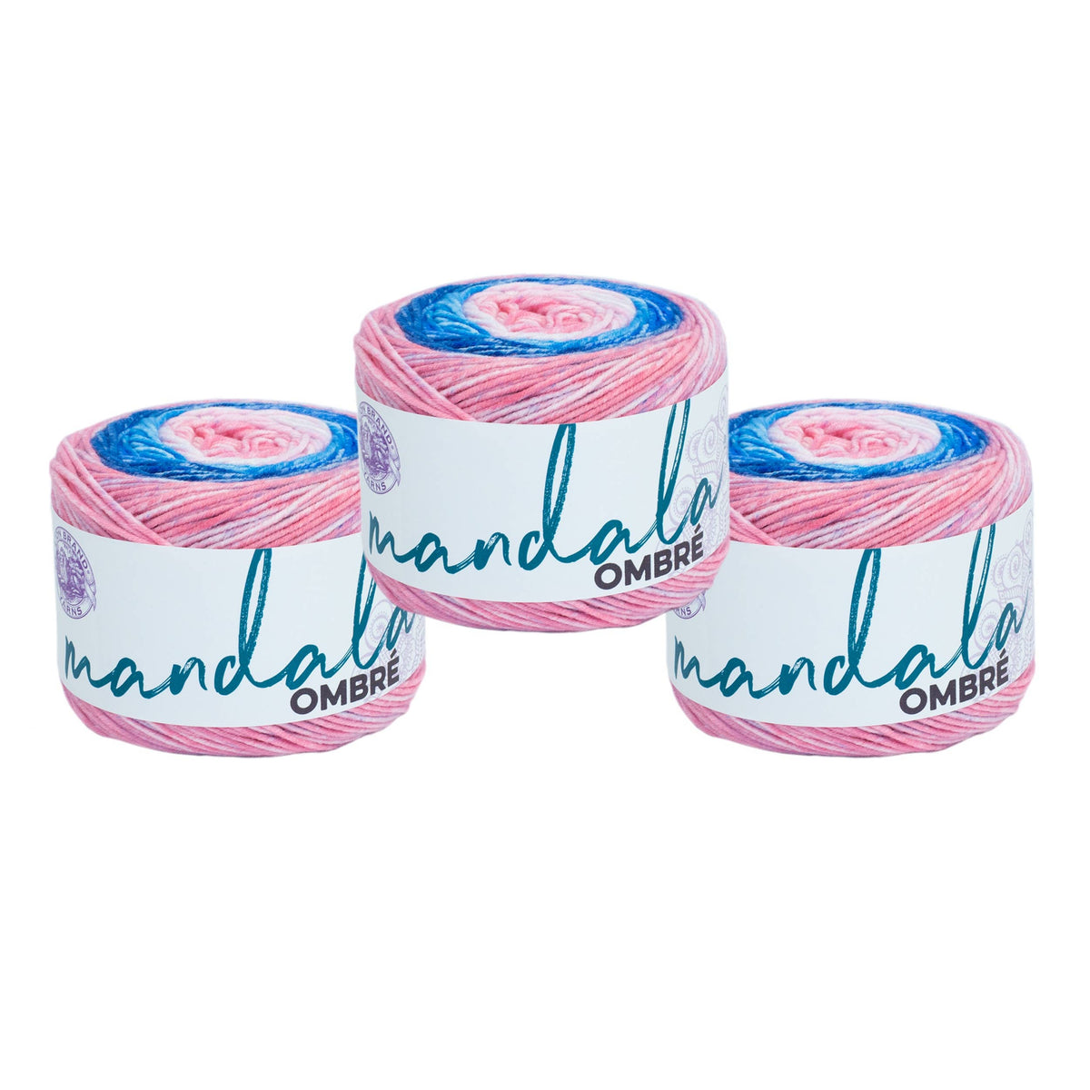 Lion Brand Yarn Mandala Ombre 3 Pack