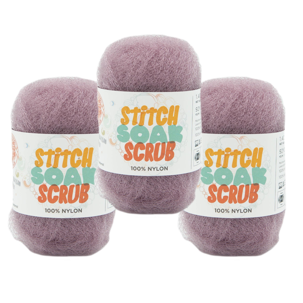 Lion Brand Yarn Stitch Soak Scrub 3 Pack