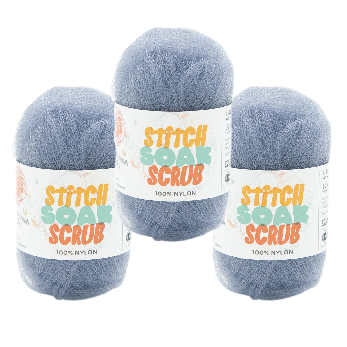 Lion Brand Yarn Stitch Soak Scrub 3 Pack