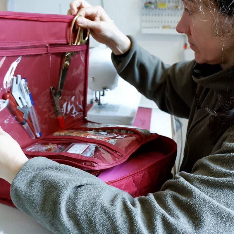 The Carry-All Sewing Organizer - Multi-pocket Binder Bag