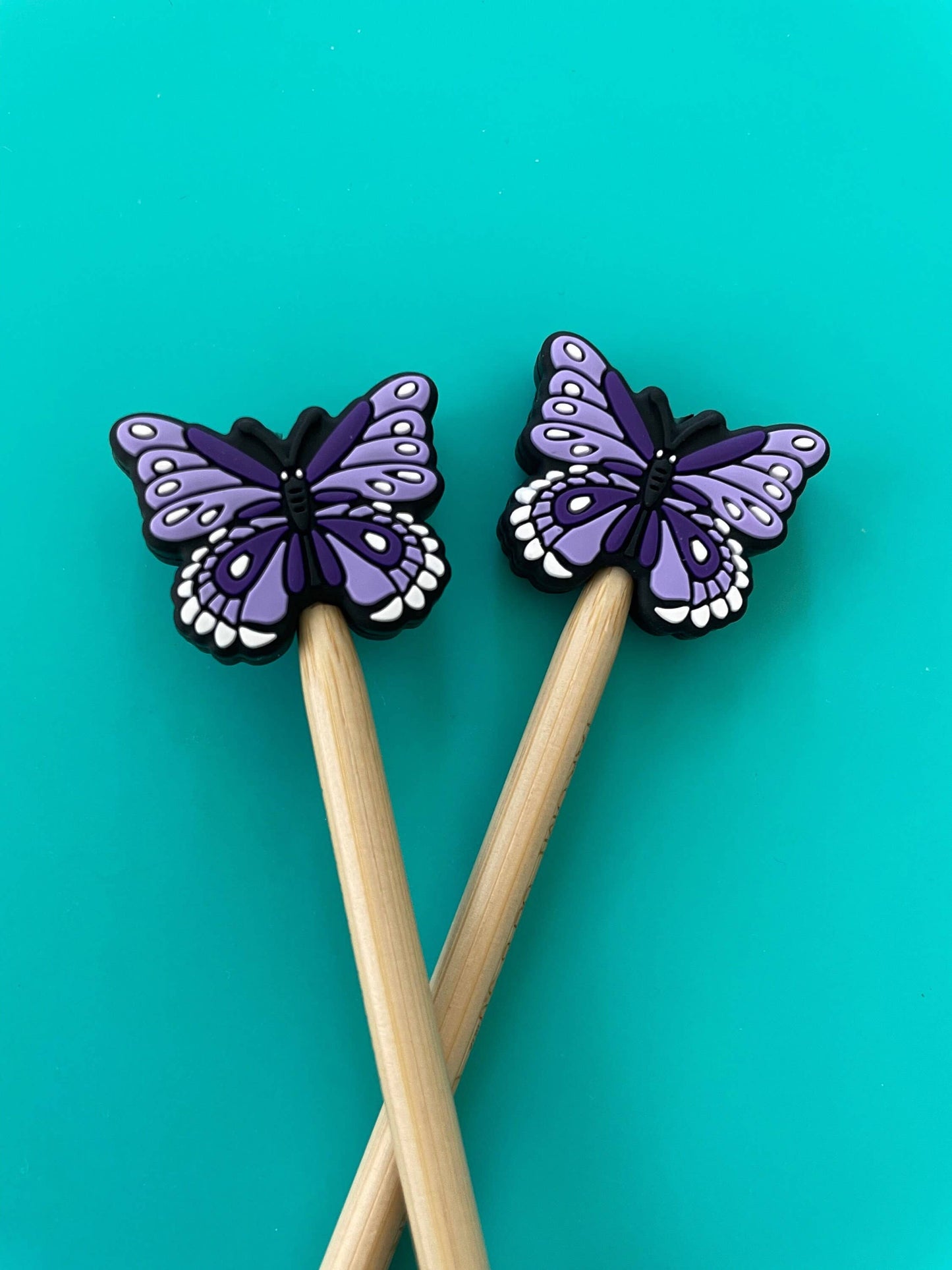 Purple Butterfly Mariposa Moth Nature Gifts for Knitters