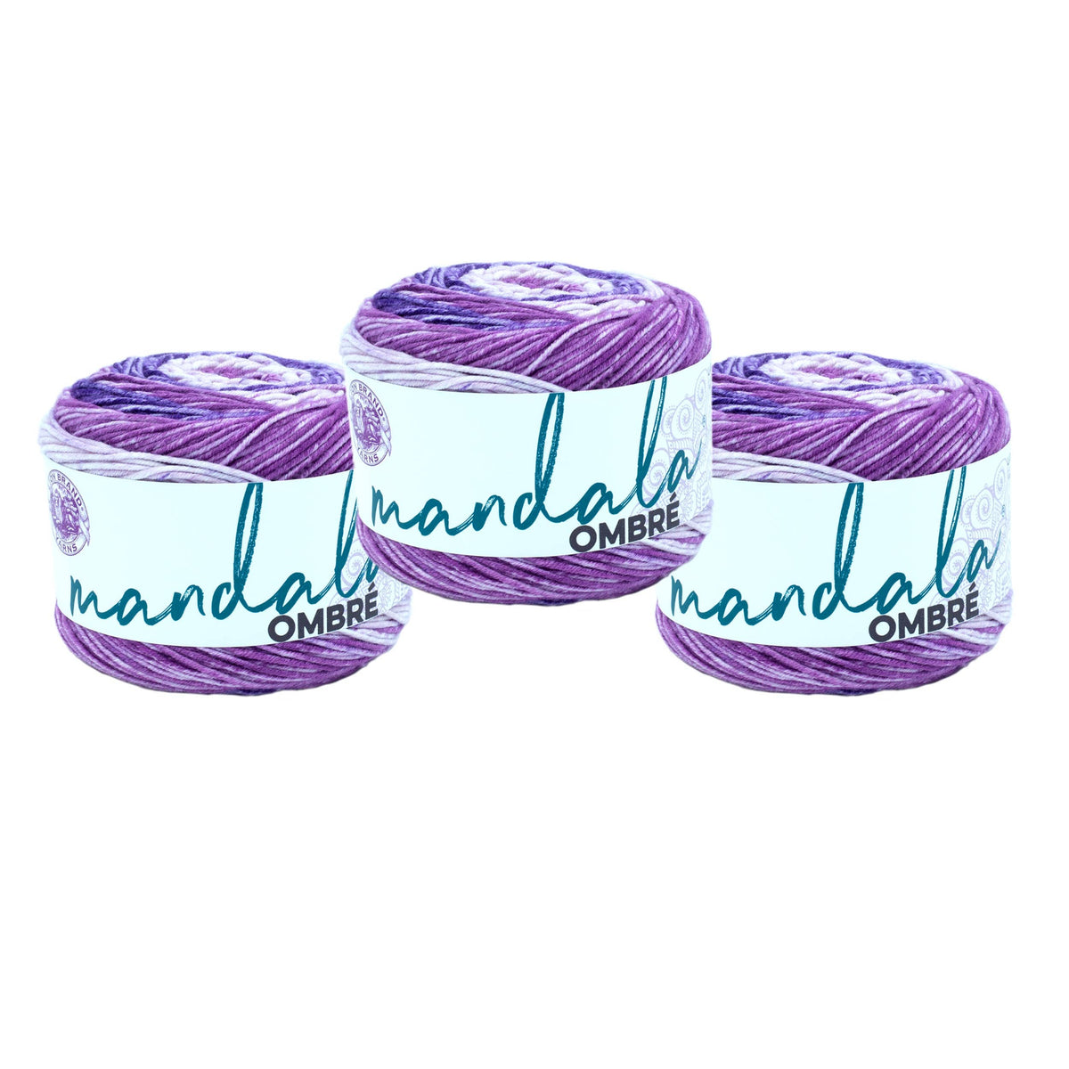 Lion Brand Yarn Mandala Ombre 3 Pack