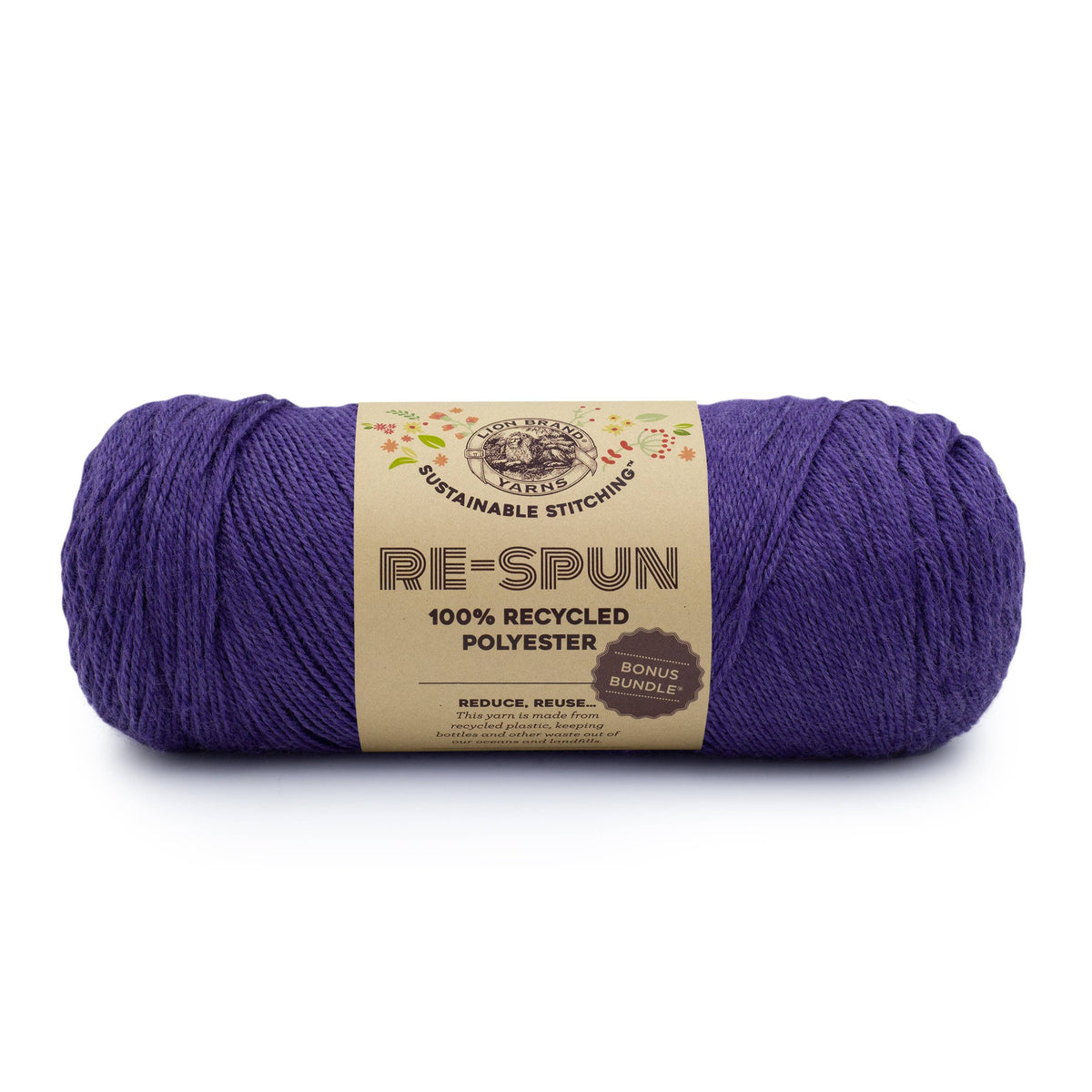 Lion Brand Yarn Re-Spun Bonus Bundle 1 Pack