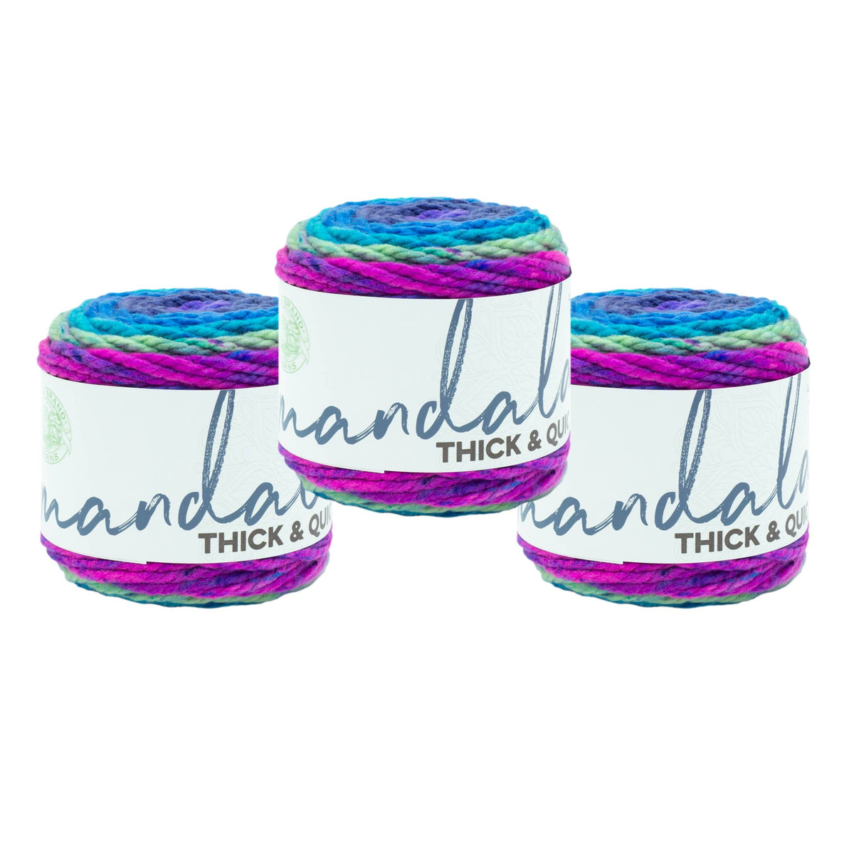 Lion Brand Yarn Mandala Thick & Quick 3 Pack