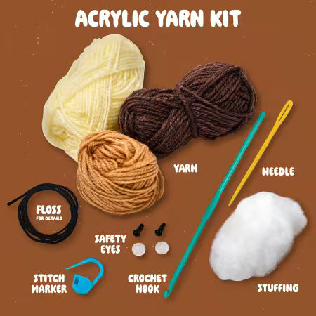 Bucilla Amigurumi Crochet Kit - Cool Beans