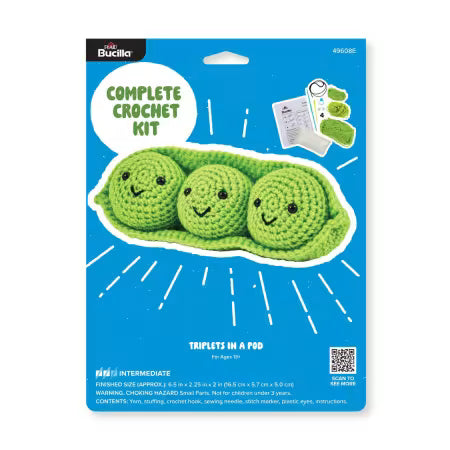 Bucilla Amigurumi Crochet Kit - Peas in a Pod