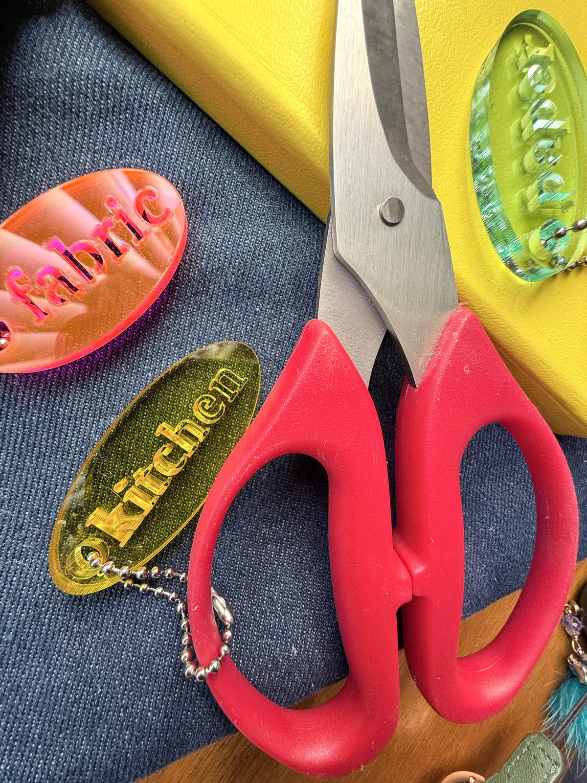 Scissor Label Charms