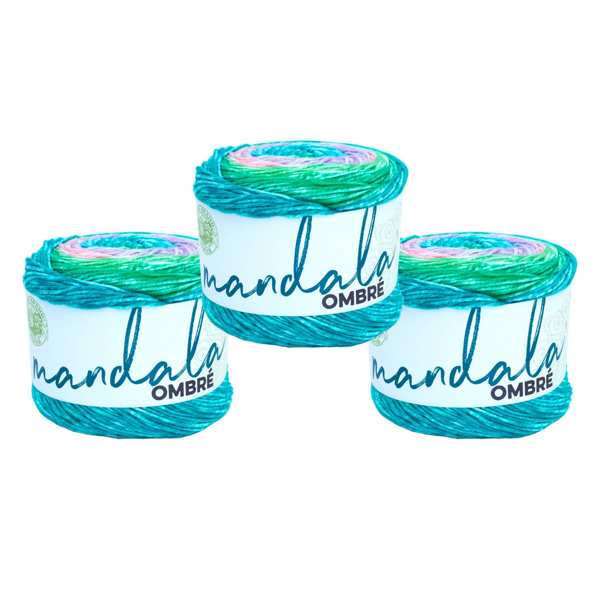 Lion Brand Yarn Mandala Ombre 3 Pack