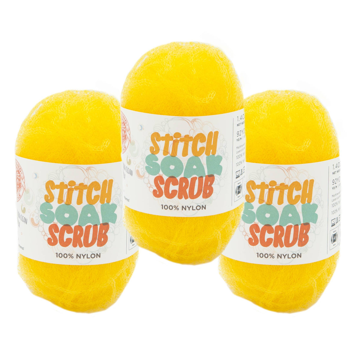 Lion Brand Yarn Stitch Soak Scrub 3 Pack