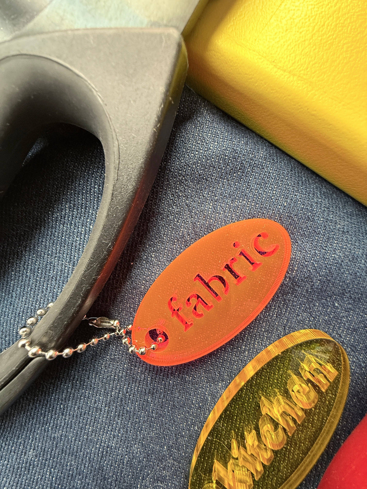 Scissor Label Charms