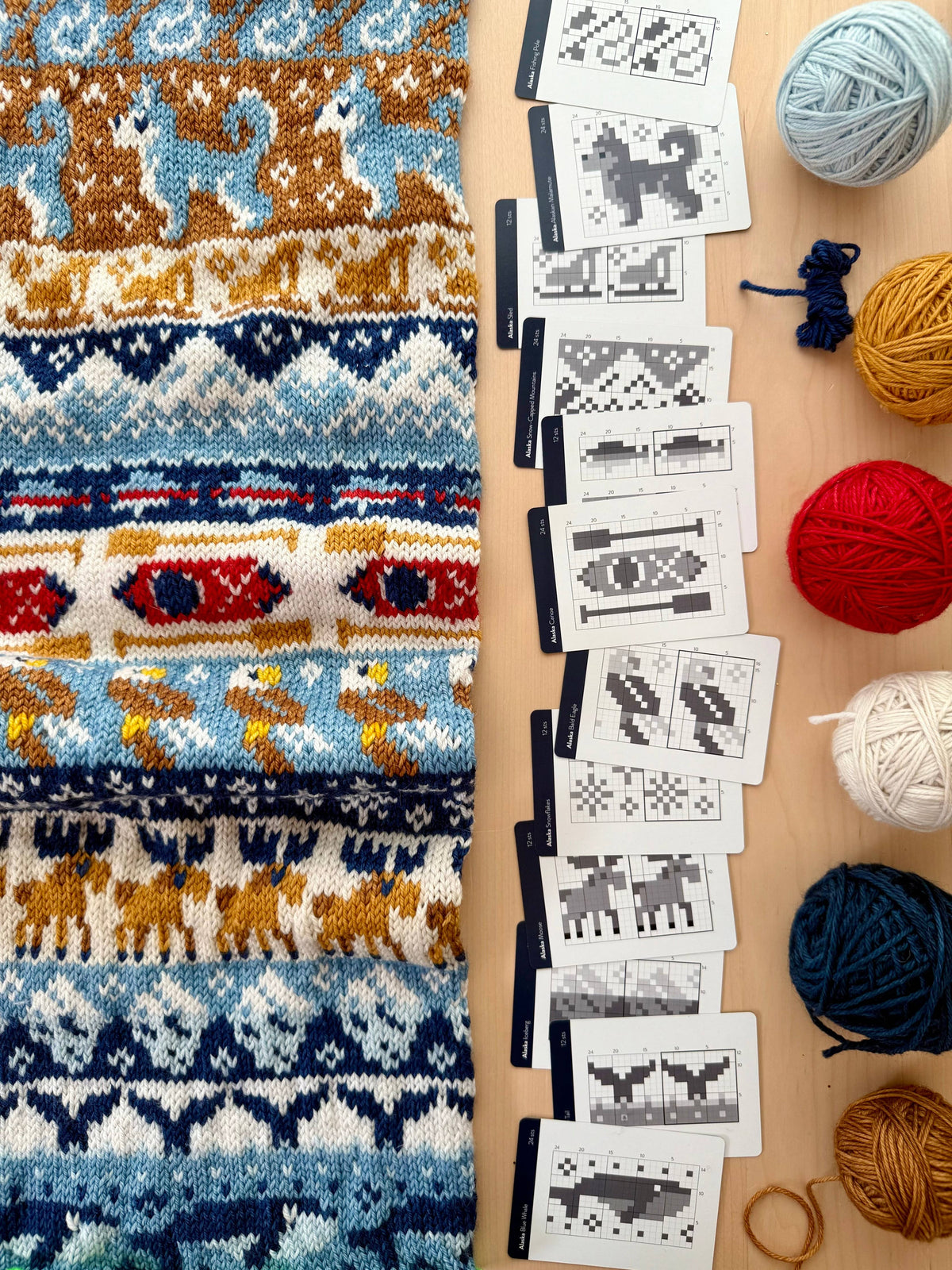 Alaska Doodle Card Deck (Destination Foil Pack) by Pacific Knit Co