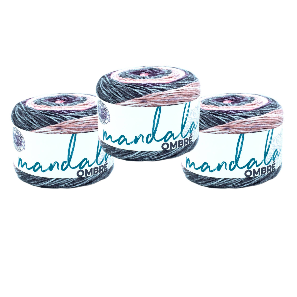 Lion Brand Yarn Mandala Ombre 3 Pack