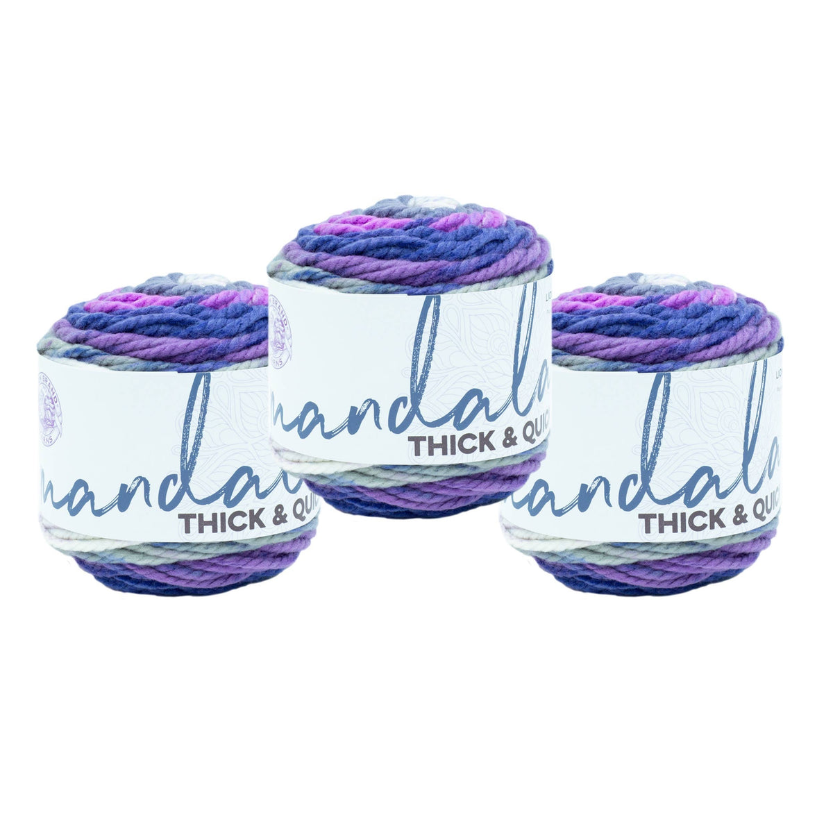 Lion Brand Yarn Mandala Thick & Quick 3 Pack