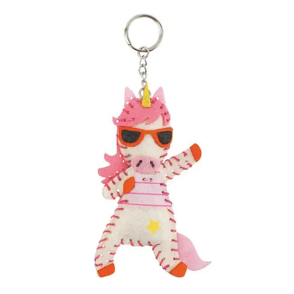 DMC Kids Kit Stitched felt kit keyring