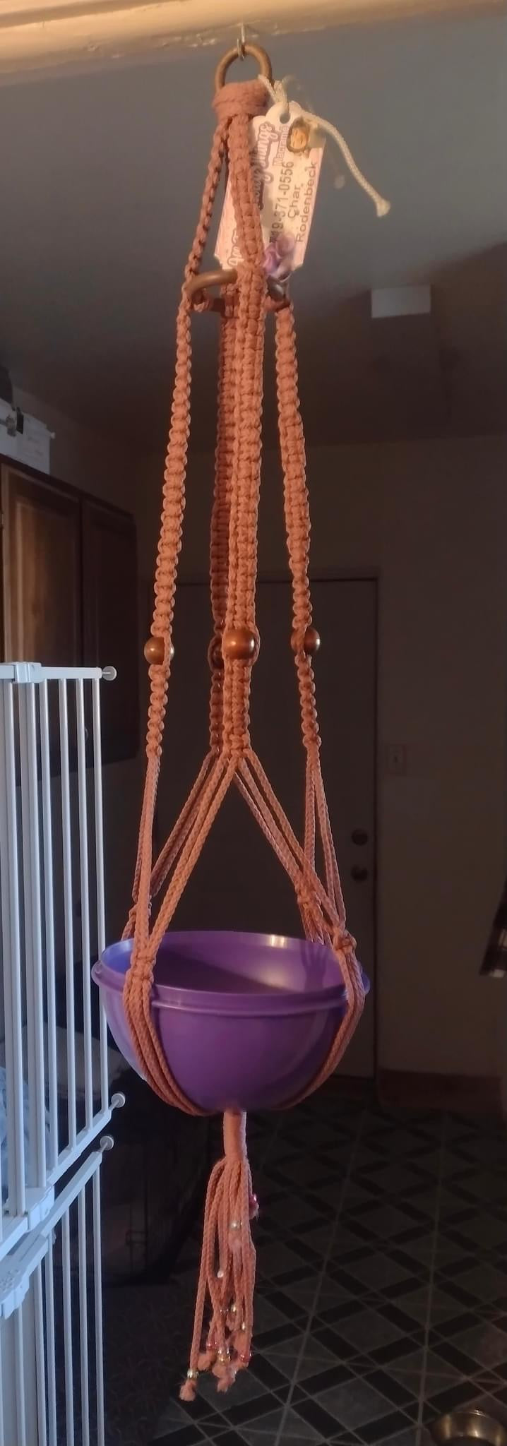 Macramé Class - Plant Hanger - August 22, 10AM-2PM