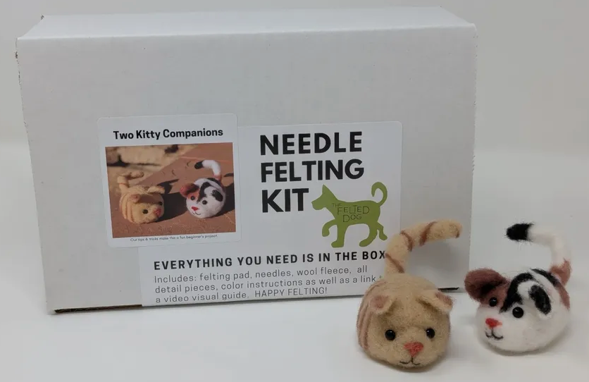 Kitty Cats Needle Felting Kit