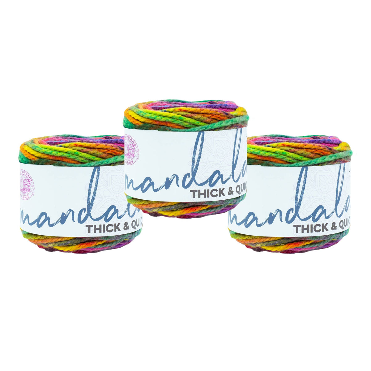 Lion Brand Yarn Mandala Thick & Quick 3 Pack