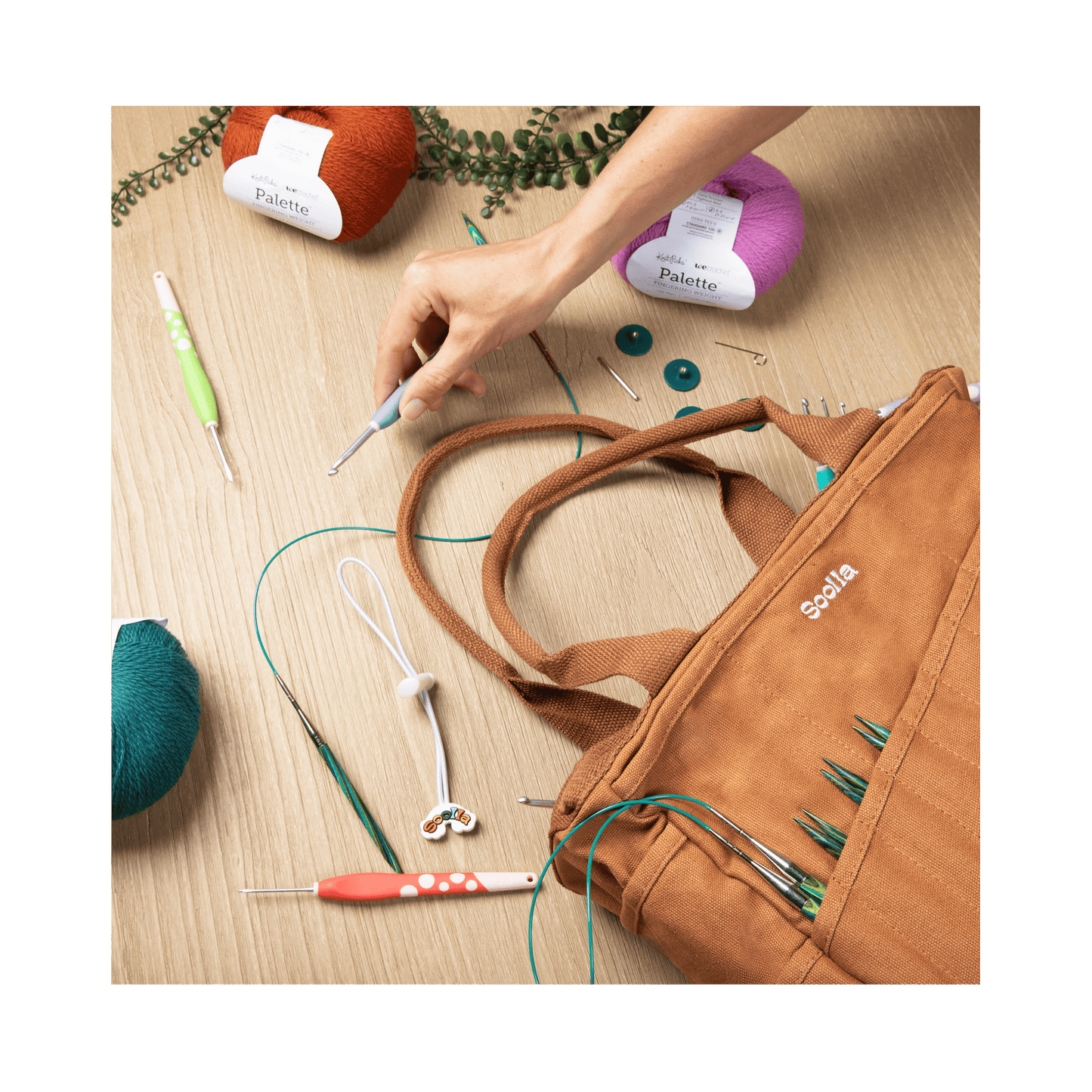 Soolla Studio Bag, Cinnamon, Pottery Tool Bag