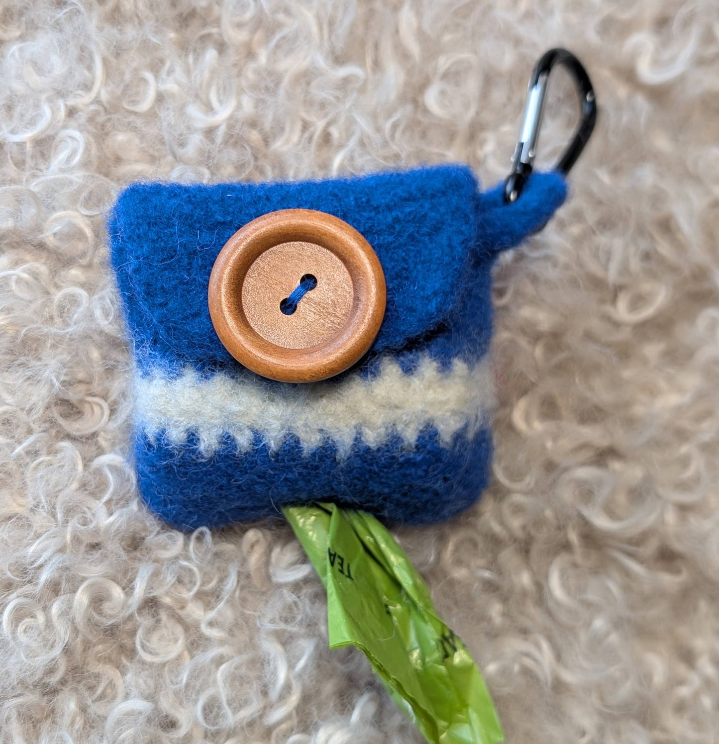 Colorado Flag Felted Dog Walking Bag