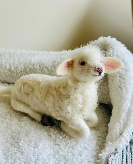 Needle Felting Baby Lamb Workshop - April 4, 2026, 10AM-2PM