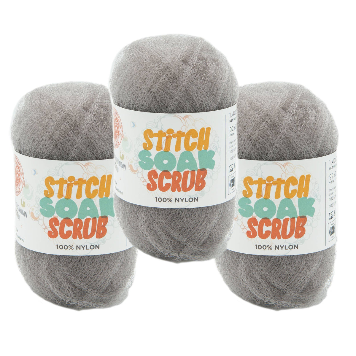 Lion Brand Yarn Stitch Soak Scrub 3 Pack