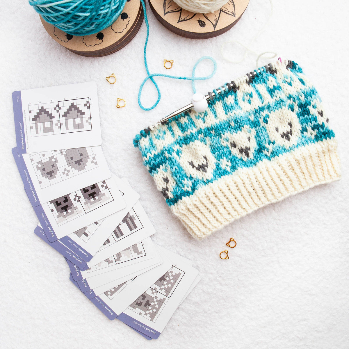 Storybook Doodle Deck Pattern by Pacific Knit Co