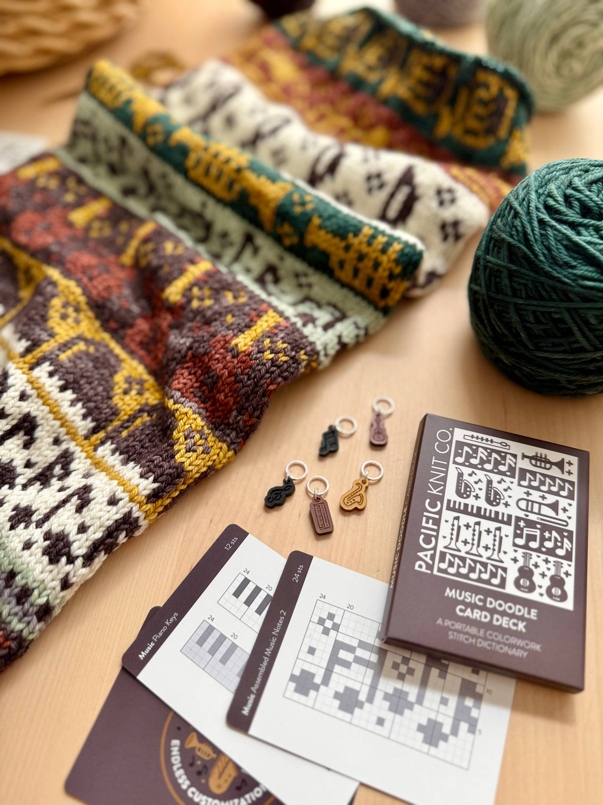 Music Doodle Card Deck (Expansion Deck) by Pacific Knit Co