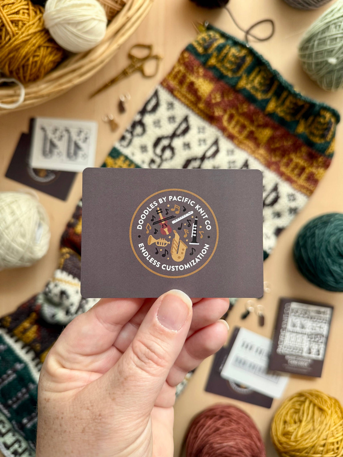 Music Doodle Card Deck (Expansion Deck) by Pacific Knit Co