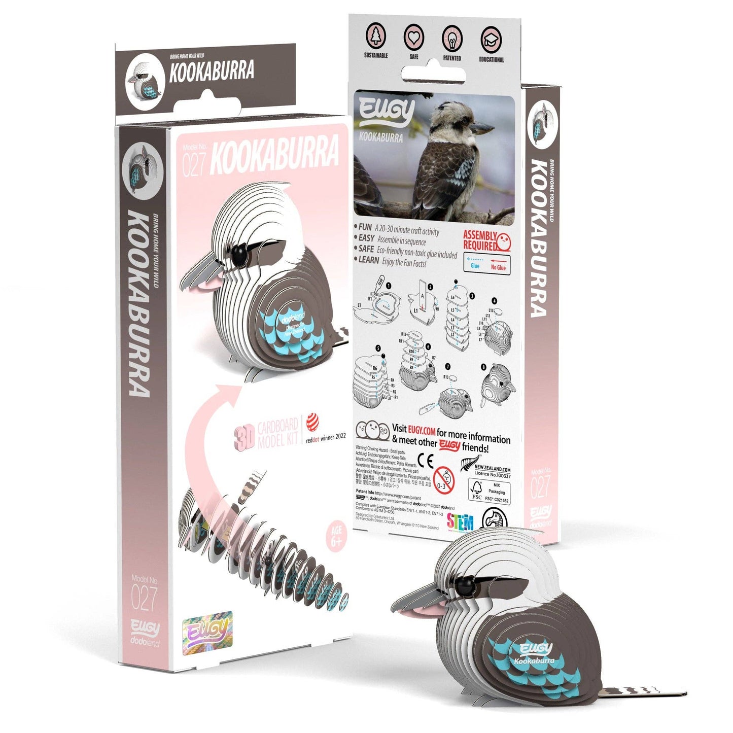 EUGY Kookaburra 3D Puzzle