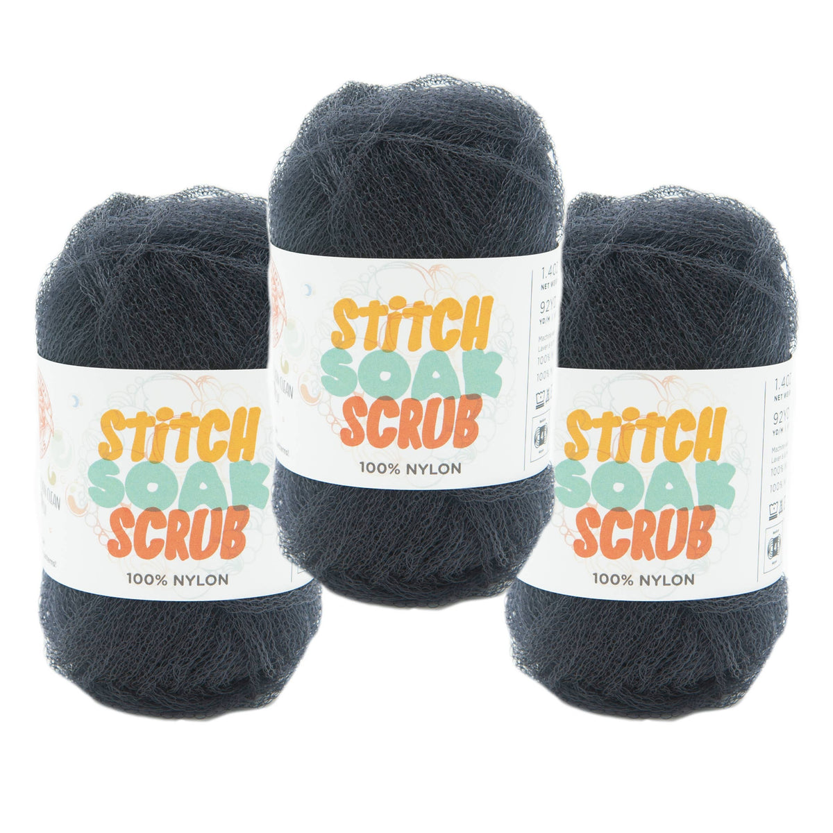 Lion Brand Yarn Stitch Soak Scrub 3 Pack