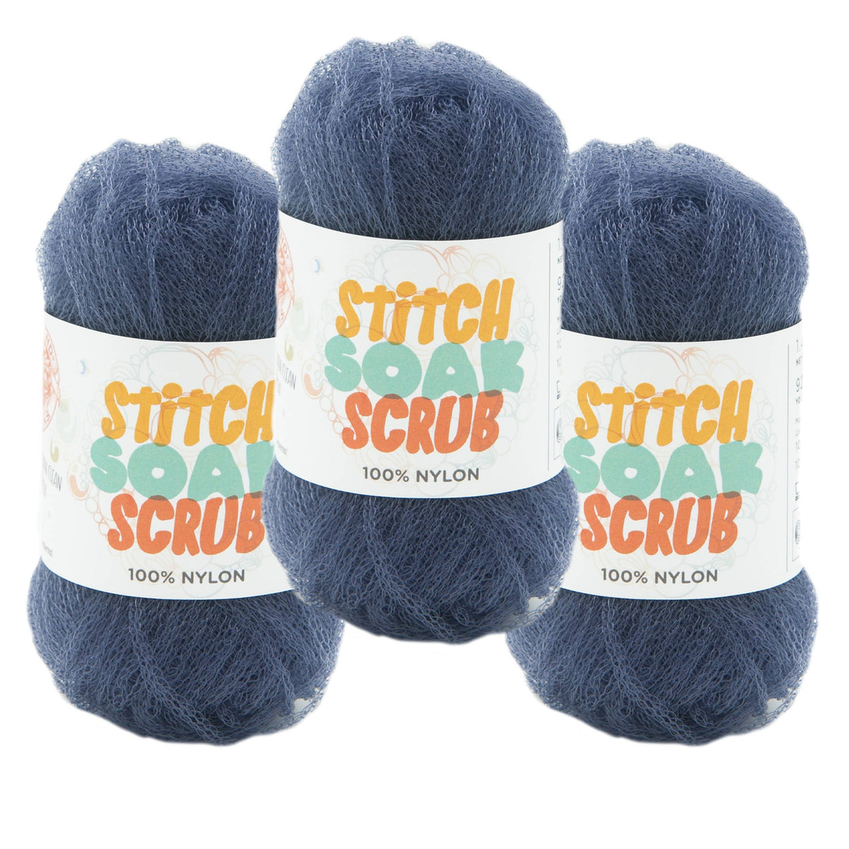 Lion Brand Yarn Stitch Soak Scrub 3 Pack