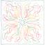 Tulip Sashiko Embroidery Kit - Anthurium