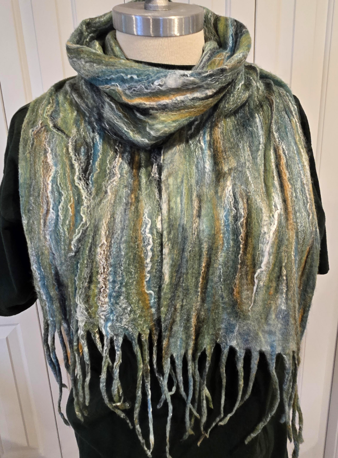 Wet Felted Silk Merino Scarf Class - Oct 17, 10AM - 3PM